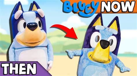 Evolution Of Bluey Costumes Puppets And Even Balloons Distory Dan Ep