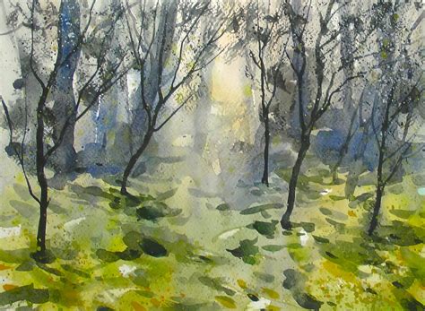 Watercolor Tree Landscape at GetDrawings | Free download
