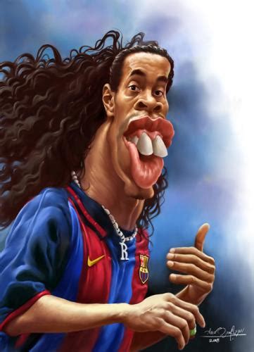 Ronaldinho By Amir Taqi Sports Cartoon Toonpool