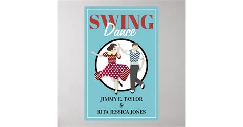 Swing Dance Poster Zazzle