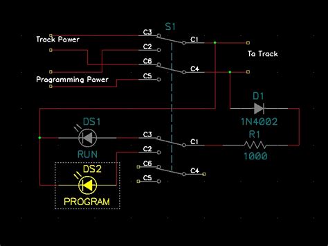Wiring A 4pdt Toggle Two Functions And Two Leds Electronics