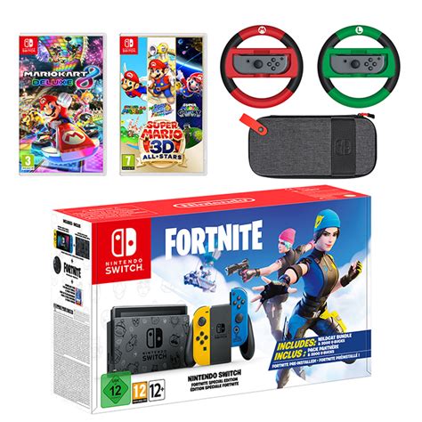 • wildcat fortnite outfit with two additional styles; Nintendo Switch Fortnite Special Edition Mario Mega Pack ...