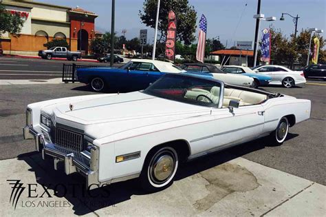 Los angeles does have public transport, so you can get around using that. Classic Cadillac El Dorado Rental Los Angeles and Las Vegas