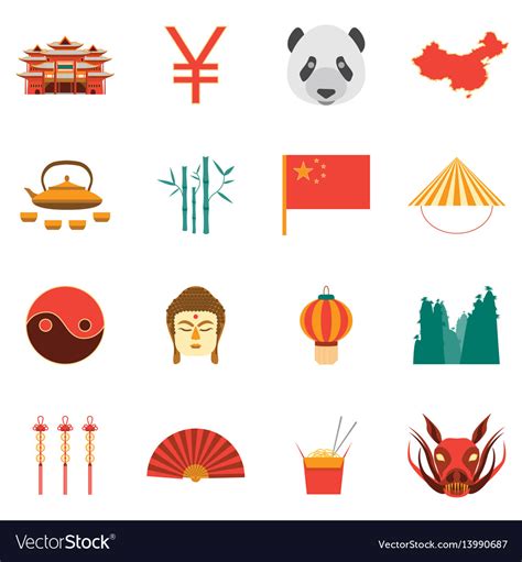 Ancient china cartoon videos student questions. Cartoon chinese culture and tourism colorful icons