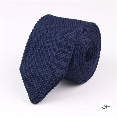 Mens Casual Knitted Cotton Tie