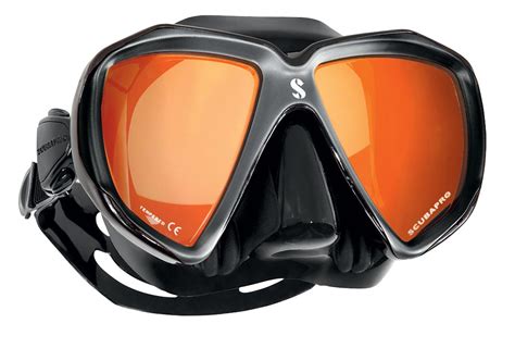 Diving4all Scubapro Spectra Mask Black Silver Black Silicon Mirrored Lenses Bei