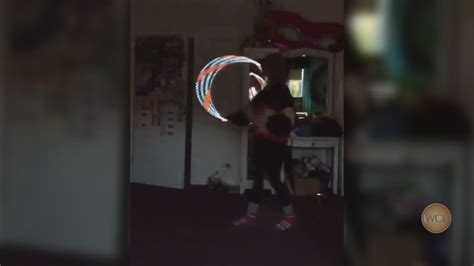 Hula Hoop Video Sensation Performs On Wcl Abc7 Chicago