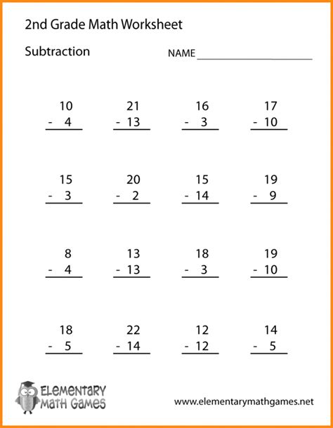 Math Papers For 2nd Grade