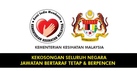 Jawatan Kosong di Kementerian Kesihatan Malaysia KKM  Penempatan