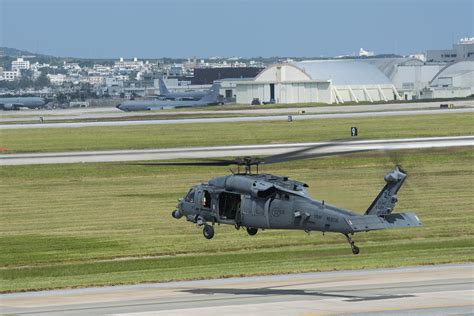 An Hh 60 Pave Hawk From The 33rd Rescue Squadron Takes Off