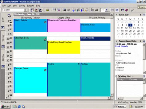 It provides an entirely new way to engage with those you serve. ScheduleVIEW Appointment Book Demo Download
