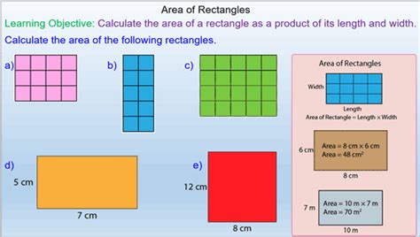 Connect and share knowledge within a single location that is structured and easy to search. Area of rectangles for a mixed ability maths class - Mr ...