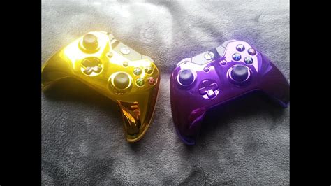 Chrome Gold And Purple Xbox One Controller Youtube
