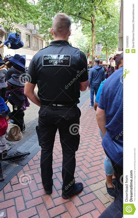 Public Enforcement Officer On Duty Editorial Photography Image Of