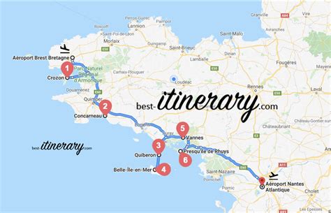 Visiter La Bretagne Du Sud En 1 Semaine Best Itinerary à Arzon