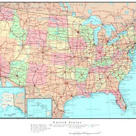 6 Best Images Of Free Printable Us Road Maps United United States