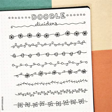Doodle Dividers Follow Appydoodles On Instagram For Bullet Journal