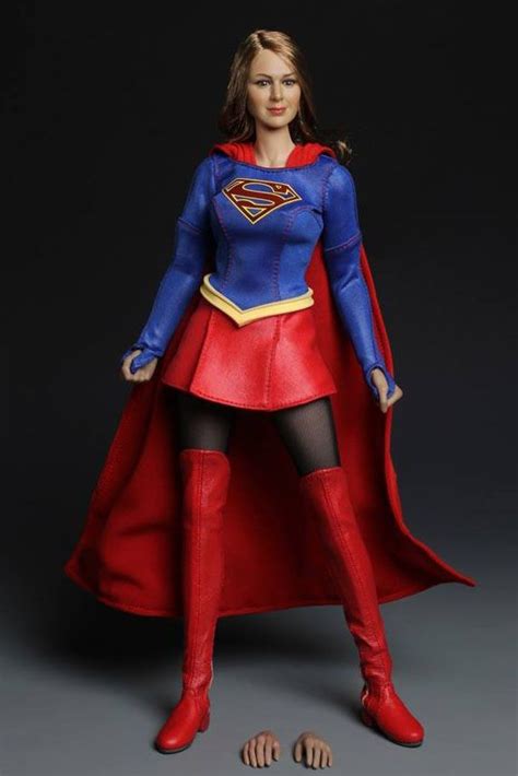 Five Star 16 Scale Super Girl 12 Inch Female Figure Melissa Benoist From Tv Supergirl