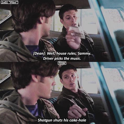 Pin By Luna On Dean Winchester Supernatural House Rules Dean Winchester