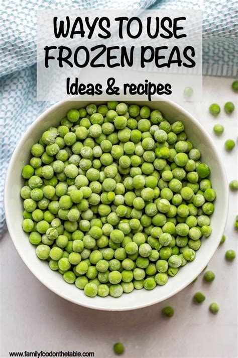 Ways To Use Frozen Peas Frozen Peas Side Dish Recipes Easy