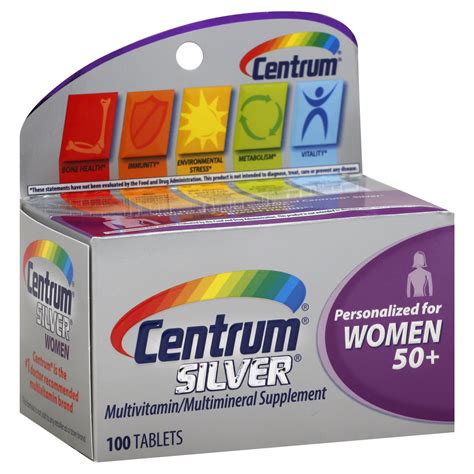 Centrum Silver Multivitaminmultimineral Supplement Ultra Womens
