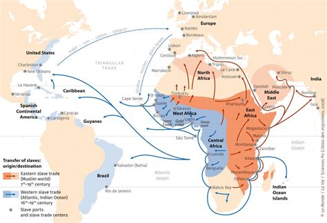 slave trade map