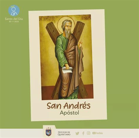 Santo Del DÍa San Andres ApÓstol Diócesis De Querétaro