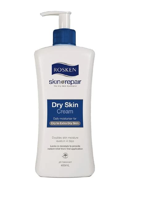 It uses a combination of rich moisturising ingredients to assist in the prevention and repair of dry and sensitive skin, keeping skin feeling moisturised, soft and smooth. ROSKEN DRY SKIN CREAM 400ML - Unique Pharmacy