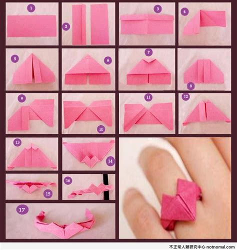 Origami Ring Instruções Origami Origami Crafts Diy Origami Design