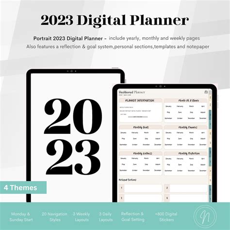 2023 2024 Remarkable 2 Ultimate Planner Hyperlinked Digital Etsy