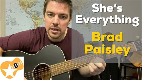 Shes Everything Brad Paisley Beginner Guitar Lesson Youtube