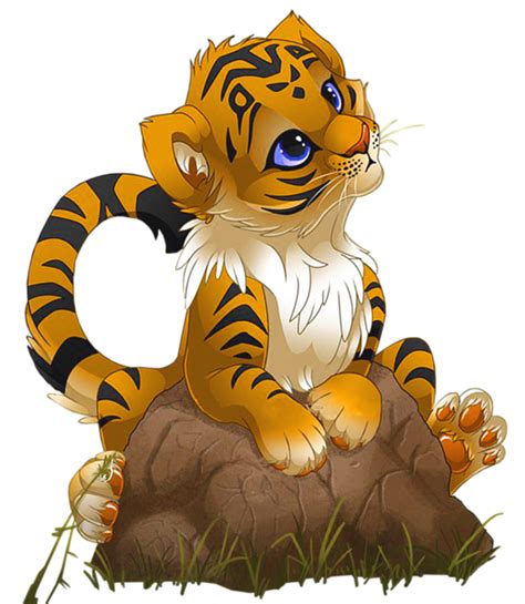 Browse the user profile and get inspired. Cute Little Tiger PNG Cartoon | Gallery Yopriceville ...