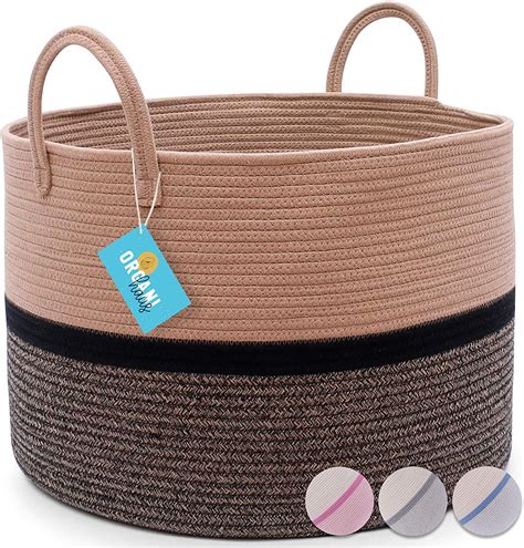 Xxl Extra Large Cotton Rope Basket 20x135 Nursery Storage Basket