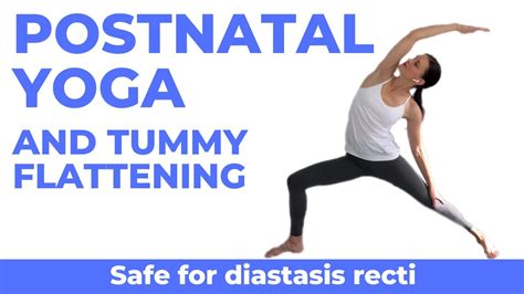Postnatal Yoga With Diastasis Recti Exercises Postpartum Youtube