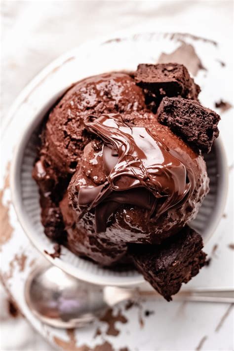 Easy Homemade Chocolate Brownie Ice Cream Vegan Gluten Free The Banana Diaries