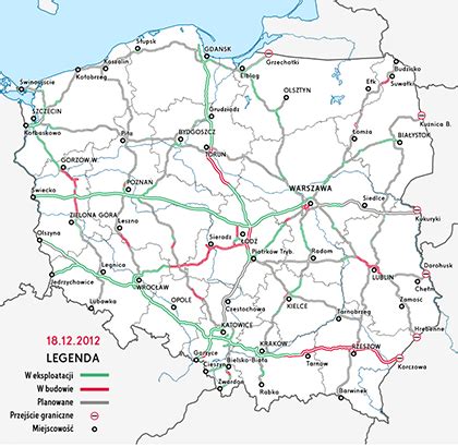 Mapa Samochodowa Polski