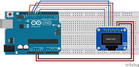 Подключение Oled дисплея Ssd1306 к Arduino Uno схема и программа