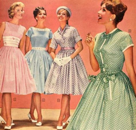 1956 I Wore Dresses Like This In Late In 1959 1960 Fashion Moda 1950s