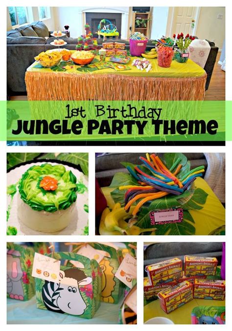 Join enfamil® family beginnings today Jungle Themed First Birthday Party | First birthday ...
