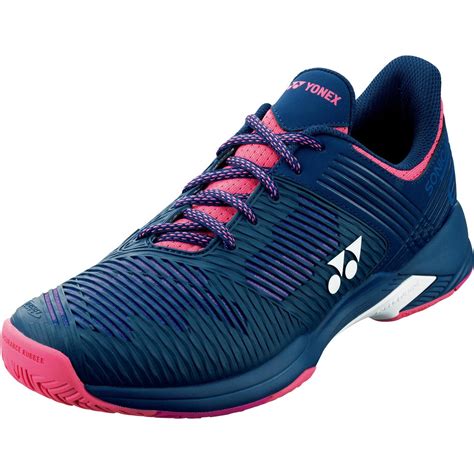 Yonex Womens Sonicage 2 Tennis Shoes Navypink