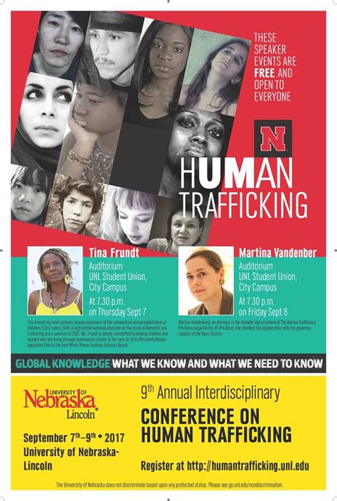 attend the 9th annual interdisciplinary conference on human trafficking announce university