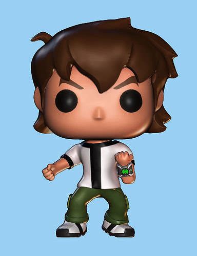 Ben 10 Funko Pop Model And Base And Box Artwork 3d Model 3d Printable