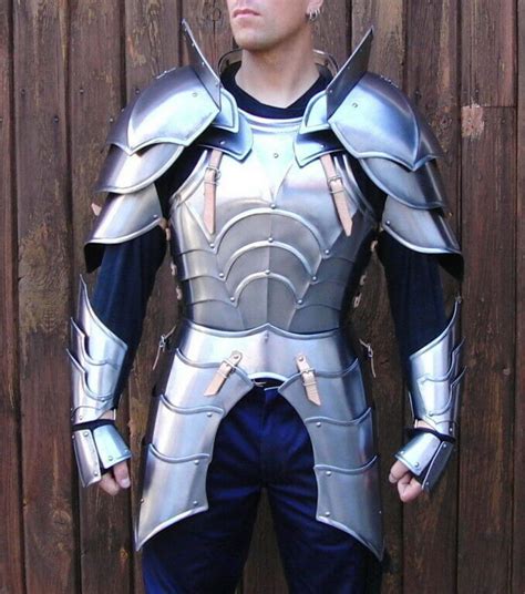 18ga Sca Steel Medieval Half Body Plated Armor Suit Cuirass And Etsy