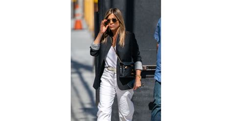 Jennifer Anistons White Cargo Pants Popsugar Fashion Photo 9