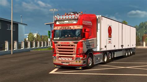 scania rjl r500 hedmark transport skin v1 0 ets2 euro truck simulator 2 mod ets2 mod