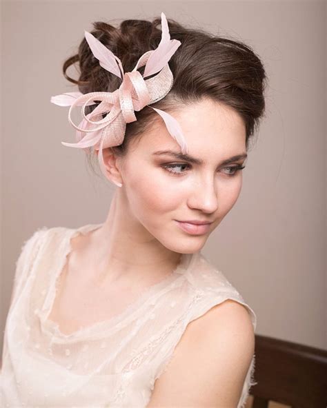 Hair Accessories For Wedding Guests Pink Mint Hair Piece Floral