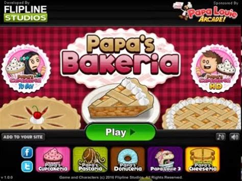 Disfruta de los juegos en línea de cocina más bonitos y entretenidos. Cómo jugar a PAPA'S BAKERIA ™, el nuevo juego de Papa ...
