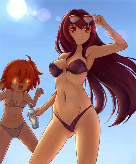 3d breast and buttocks kit make body pillow as your soulmate. FGO summer - part 1 by Keidi-kun | Scathach fate, Anime ...