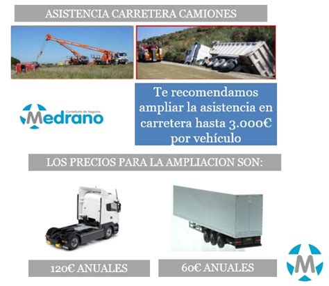 Ampliación Asistencia Camiones Medrano García Correduría De Seguros