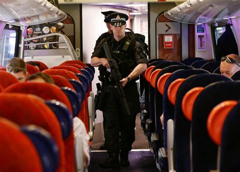Armed Police Officers Patrol Trains Nationwide For First Time In